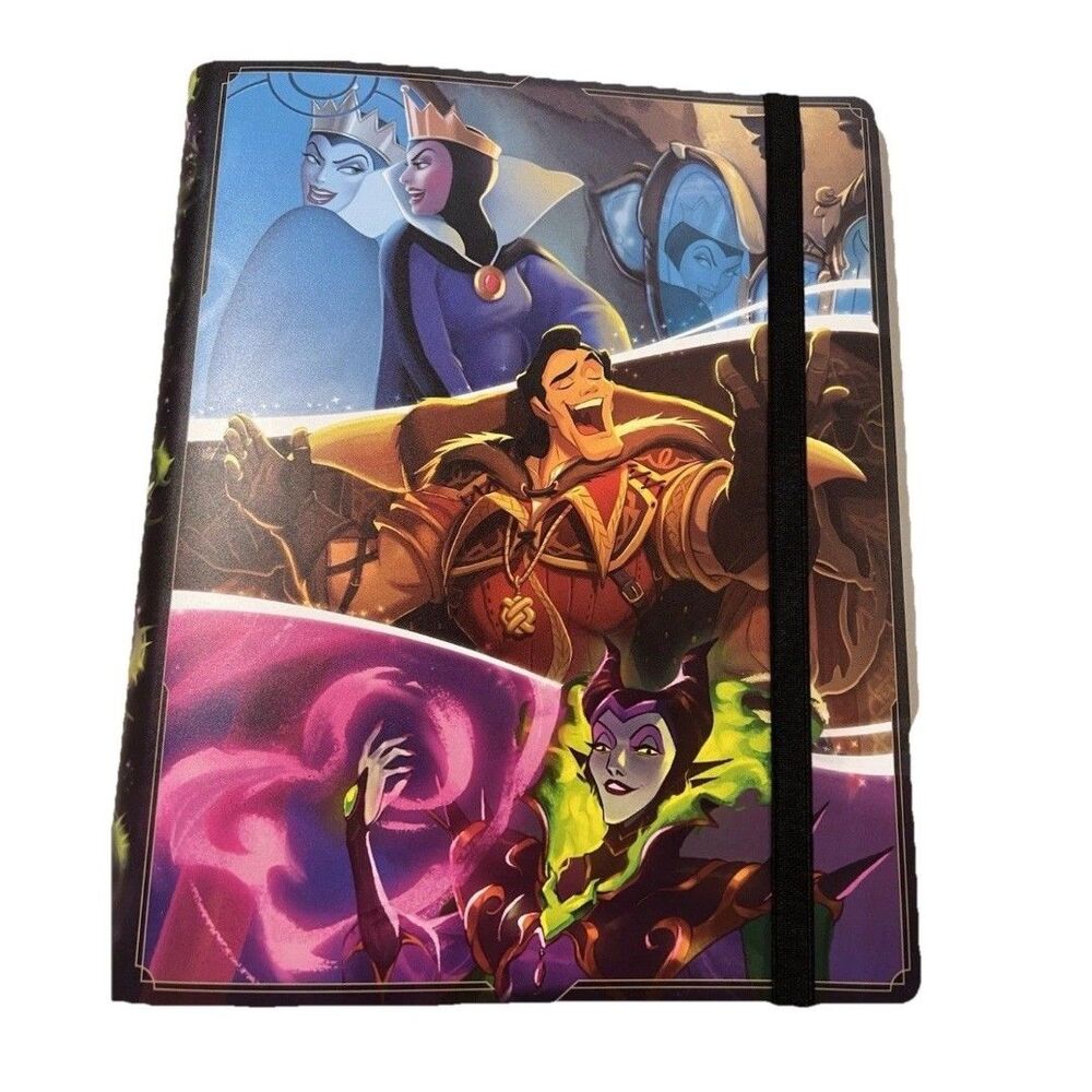 Disney Lorcana First Chapter Card Book Portfolio Binder 14 Pages 252 Slots New